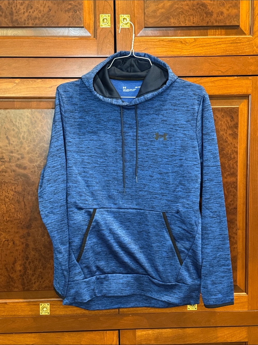 Under Armour Men's M Blue Heather Performance Pullover Hoodie